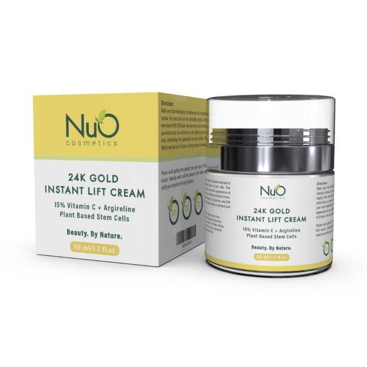 NuOrganic Cosmetics – Hidratante antienvelhecimento por atacado – Creme de Elevação Instantânea 24K Gold Cream0