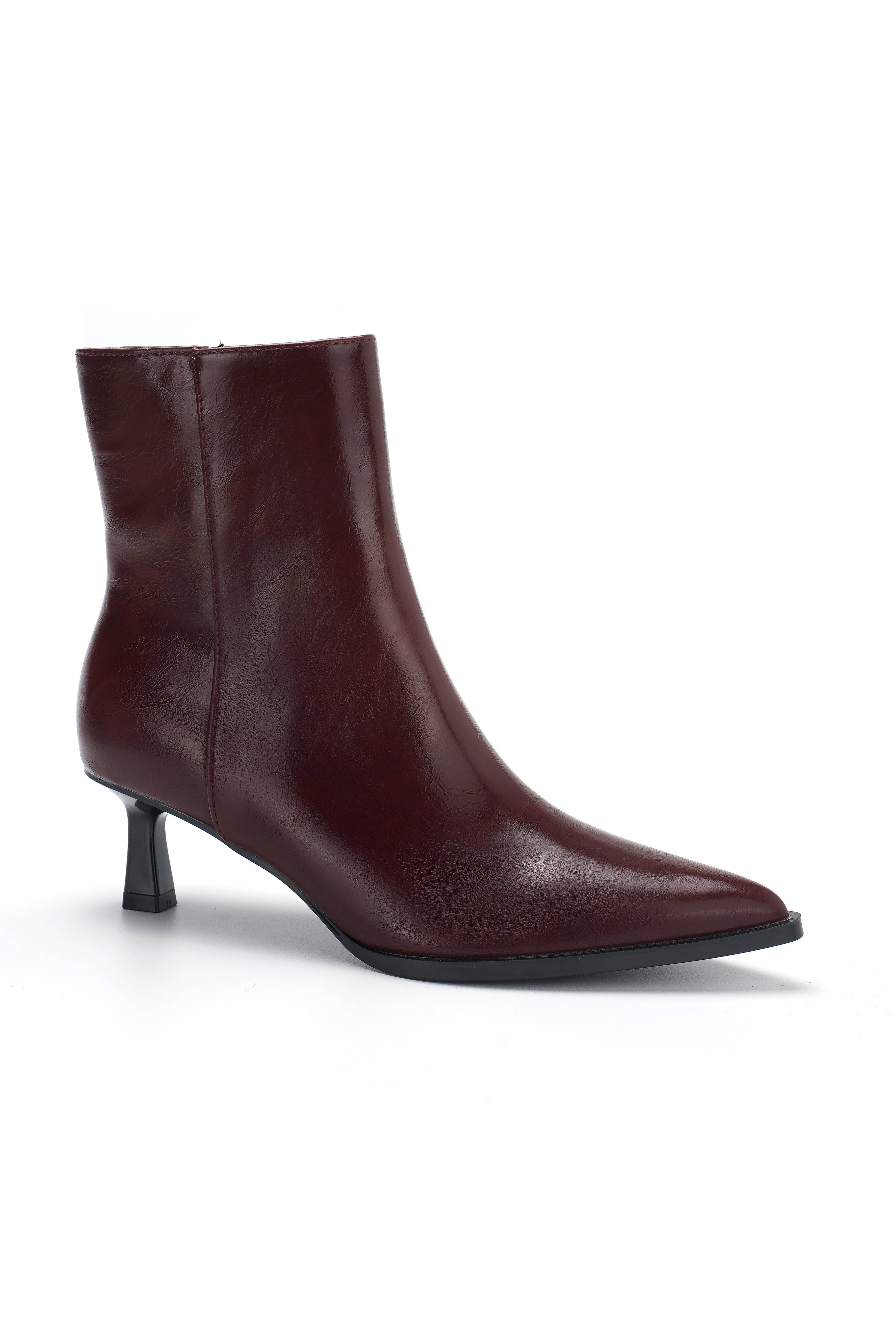 C'M PARIS - Vendita all'ingrosso Stivaletti - Donna - Stivaletto Elegante con Tacco Svasato Sottile BS-120