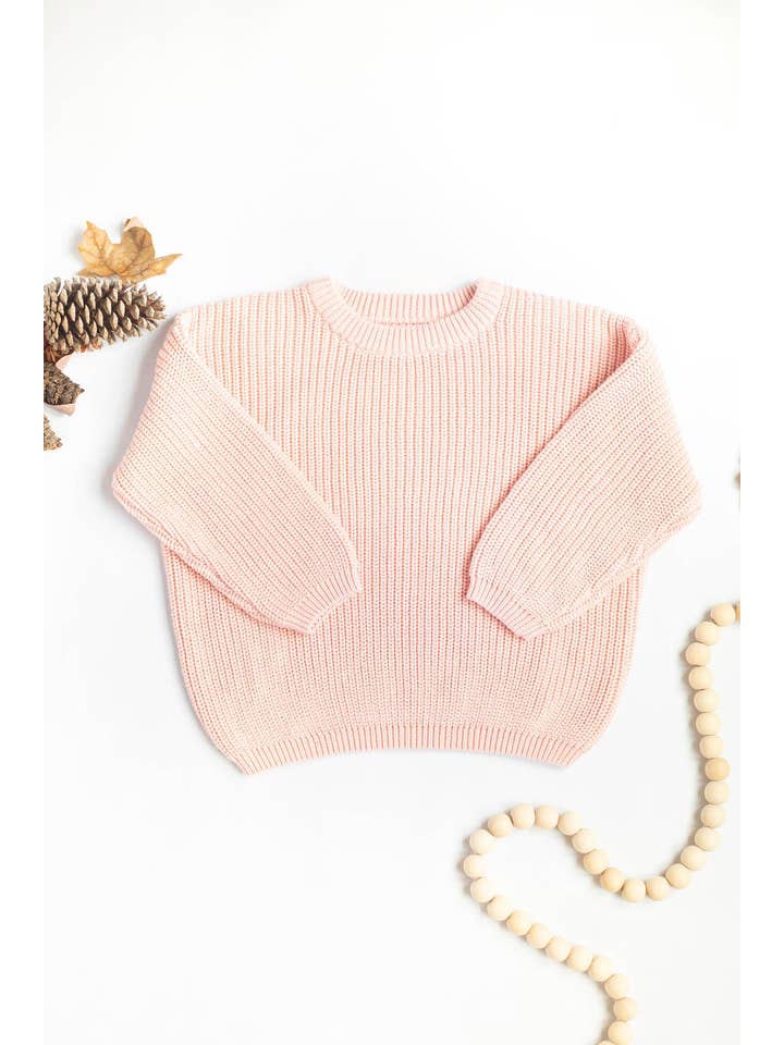 Little Organic Co – wholesale Tröja - Barn – Bebiströja Ekologisk stickad barn-/barnkläder i oversize5