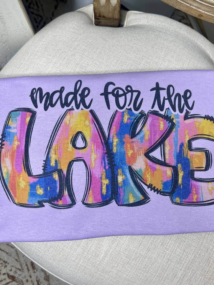 Made for The Lake (Gildan Sublimation T-Shirt) for wholesale by 1/2 Penny Wholesale