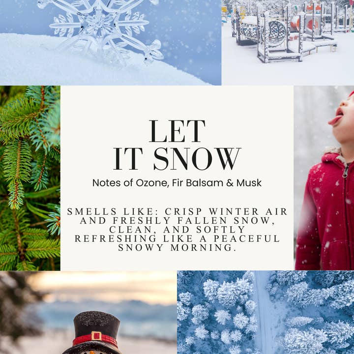 Flame2scent Candle Co. - Wholesale Jar/filled candle - Let it Snow - Christmas/Holiday Coconut Apricot Wax Candle1