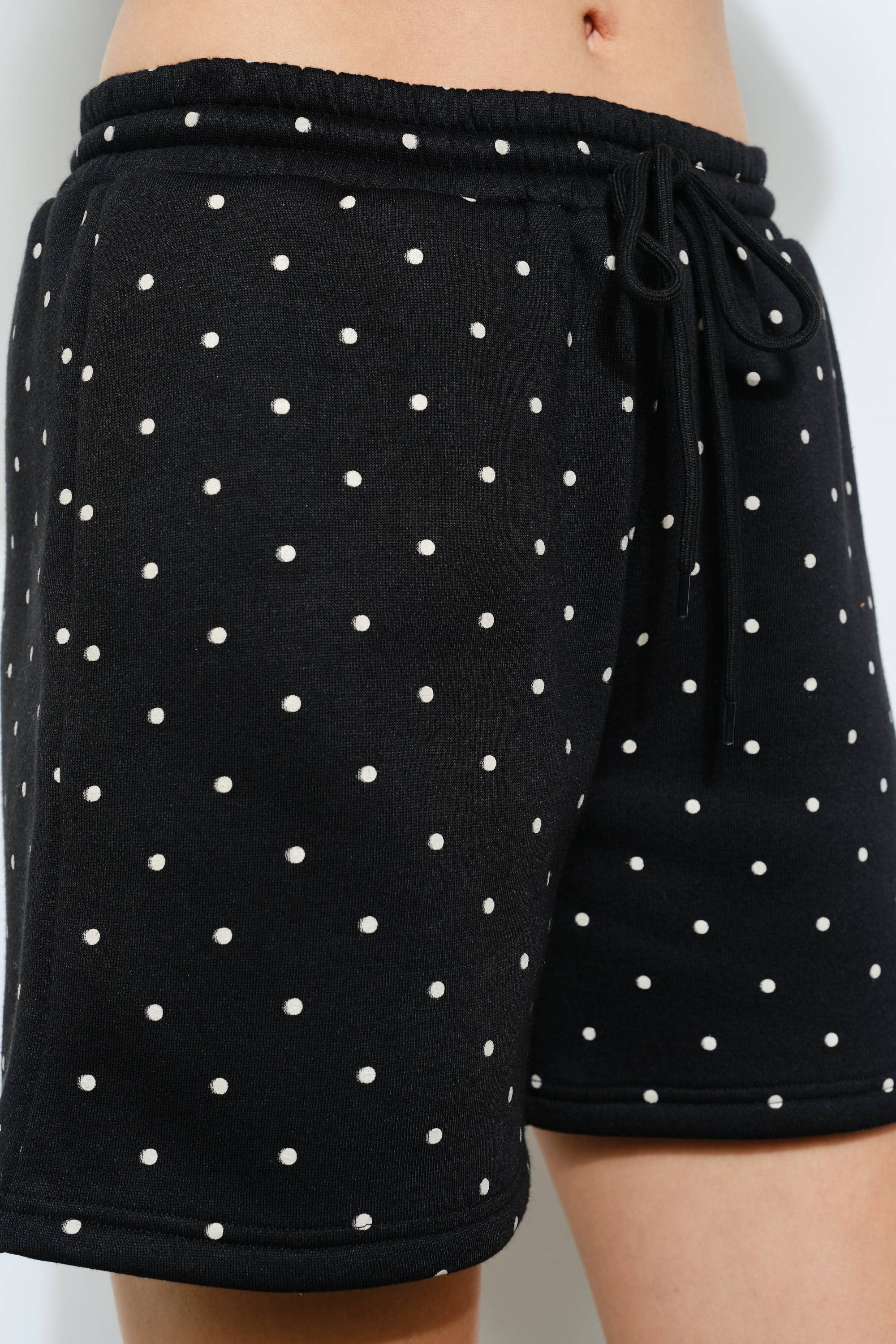 Pretty Garbage - Wholesale Lounge Shorts - Women's - BAMBI POLKADOT SWEAT SHORTS - Cute, Lounge5