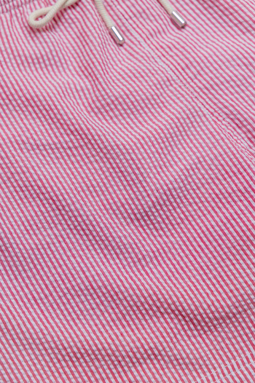 Custi Mikelo: Men's Clothing & Christmas Gifts - Wholesale Swim Shorts - Men's - Red Seersucker Swimsuit7