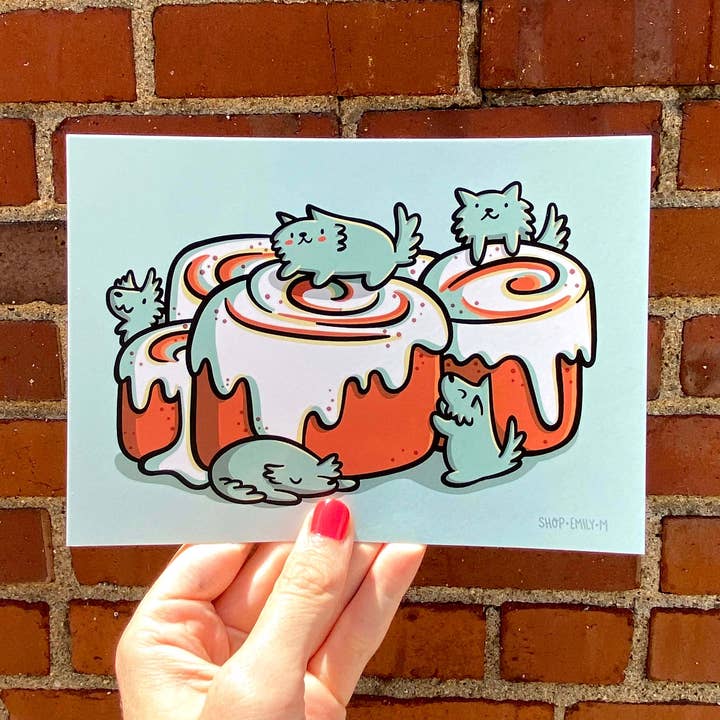 Imprimé cannelle Roll Dogs pour la vente par Shop Emily M