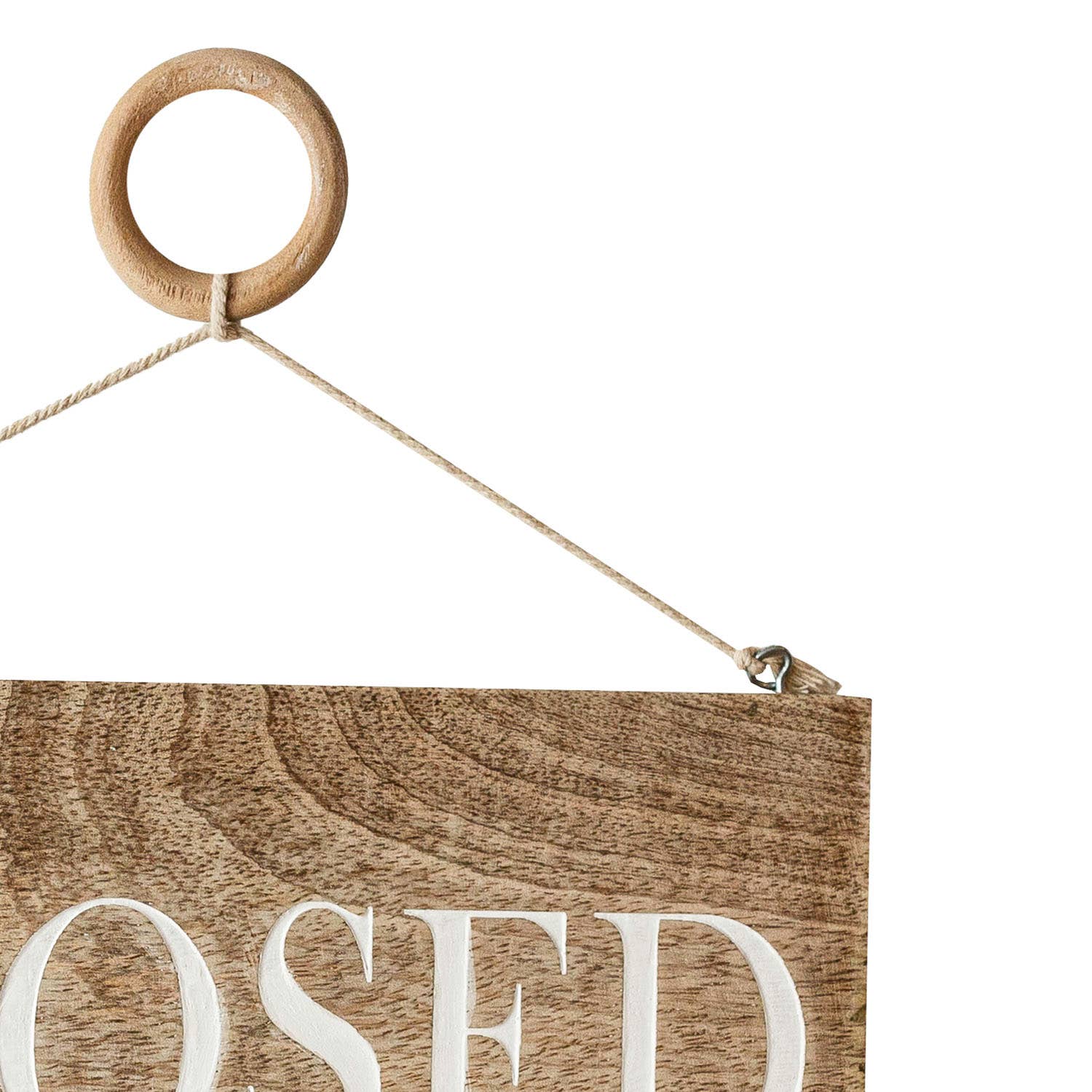 Foreside Home & Garden - Wholesale Sign - Brooks Wood Hanging Open Closed Sign3