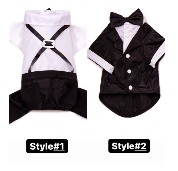 Sisters G Kids - Wholesale Pet Costume - Dog - Customizable Dog Tuxedo Suit – Formal Wedding Outfit for Pet4