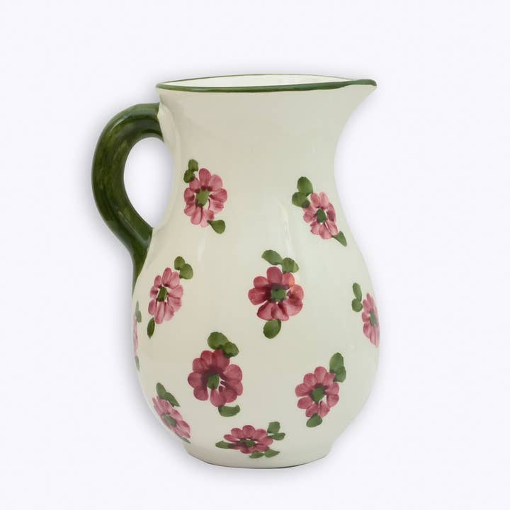 Ceramic jar (Flowers) for wholesale by Really Nice Things