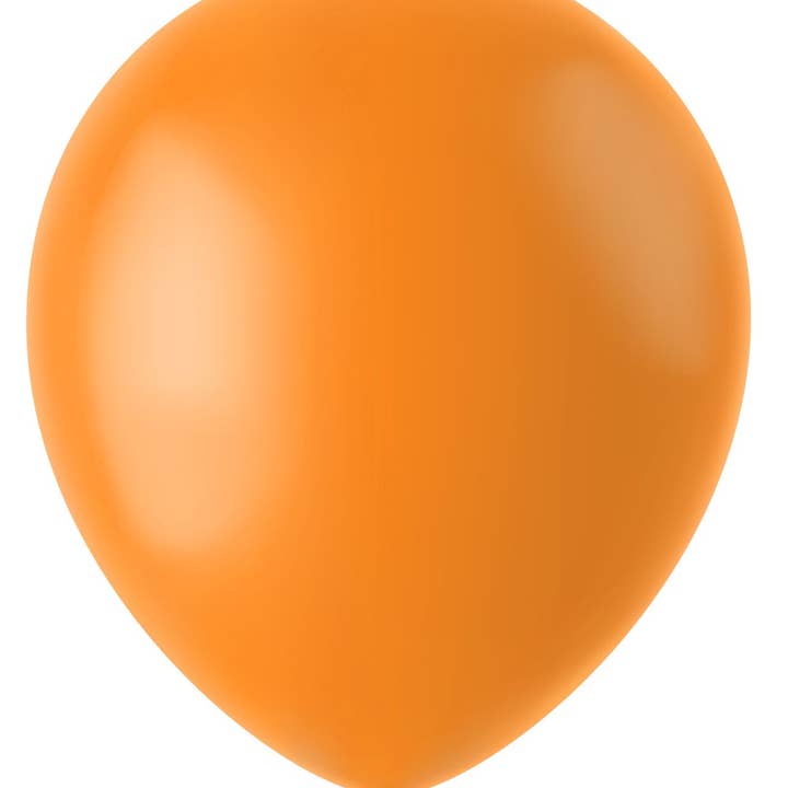 50 x Mandarin Orange Matt Ballonger - 33cm för wholesale av Folat