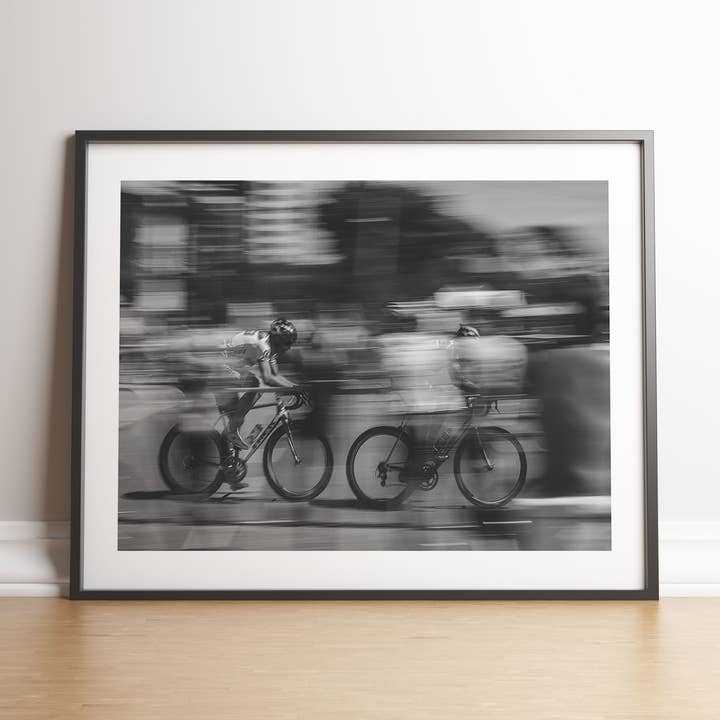 Speeding Cyclists for wholesale by Gallery Print and Art