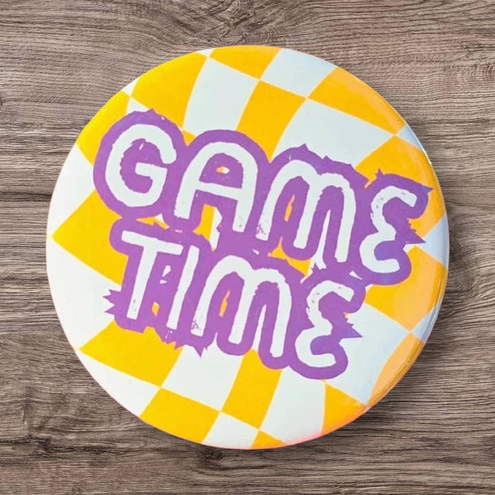 Game Time Game Day Button for wholesale by Lush Designs