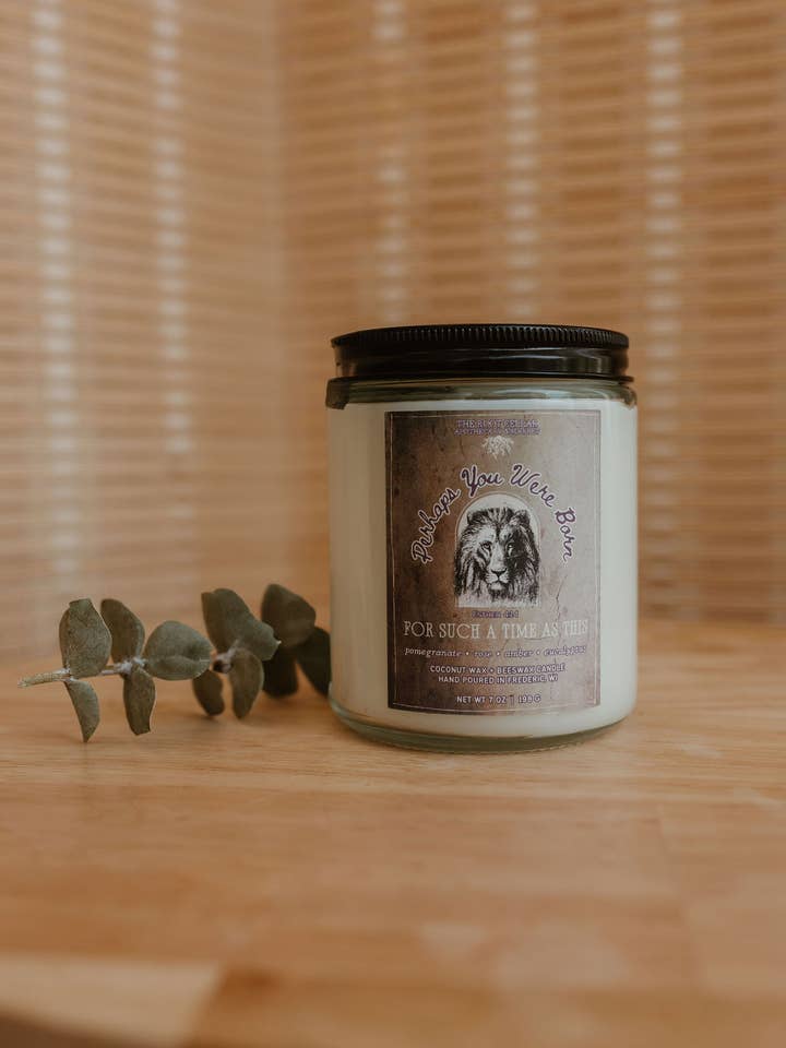 Perhaps You Were Born... | Coconut + Beeswax Candle for wholesale by The Root Cellar Apothecary and Market