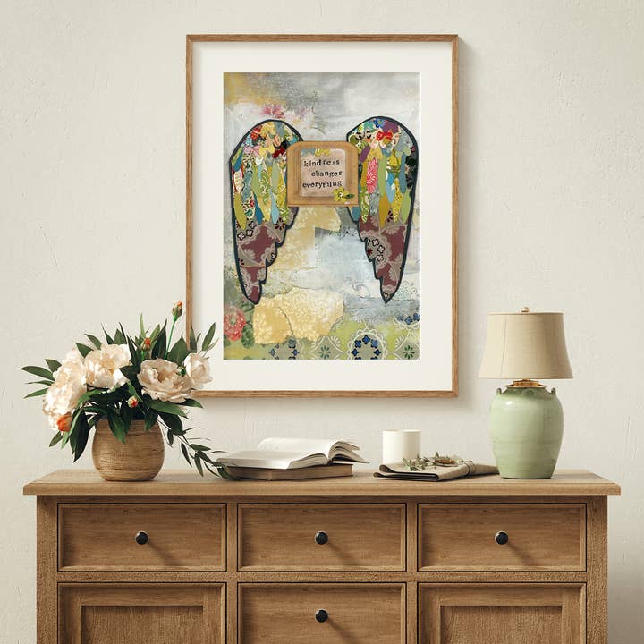 Kelly Rae Roberts - Wholesale Art Print - Kindness Changes Everything - Print2