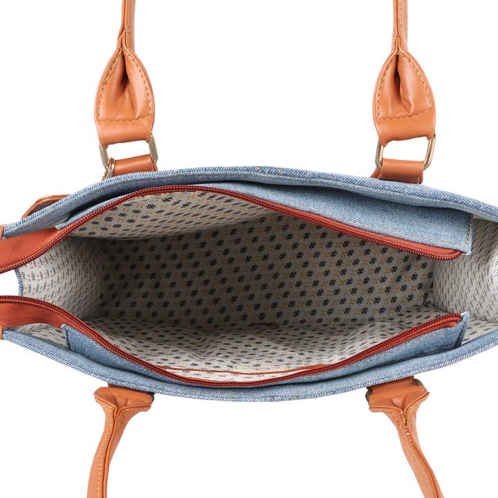 Vaan & Co. - Wholesale Shoulder Bag - Women's - Madi Denim Shoulder Bag5