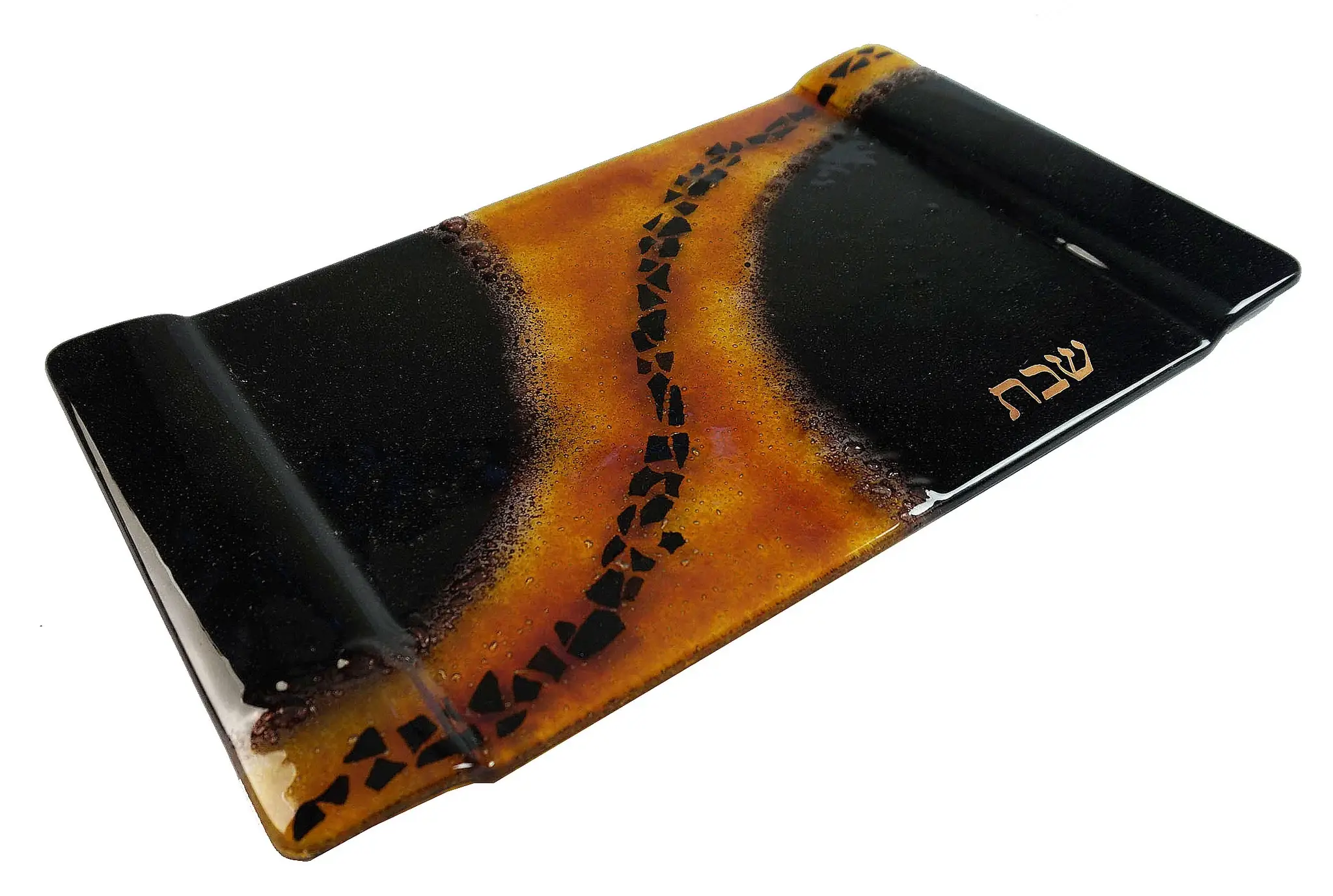 Calypso Chile - Wholesale Decorative Tray - Challah Tray - Handmade Fused Glass - Judaica6