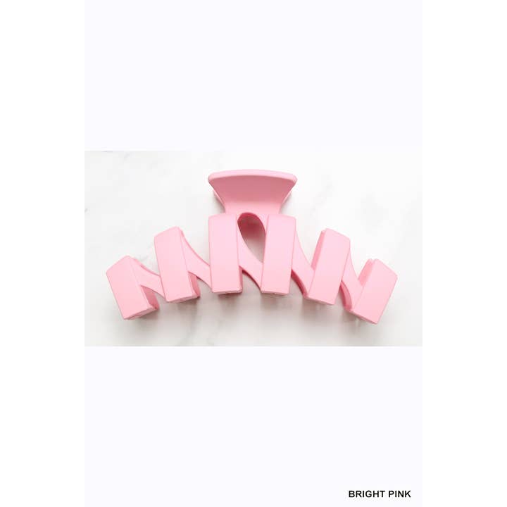 42POPS - Wholesale Hair Clip - Women's - ,,,,,..Zig Zag Hair Claw Clips, 4.5 Inch5