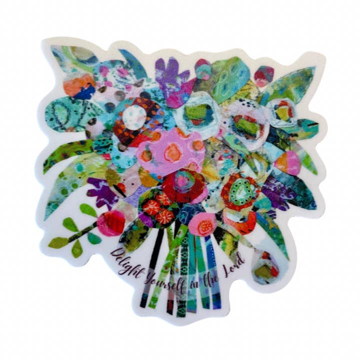 Delight Yourself in the Lord sticker for wholesale by Stacy Spangler Art