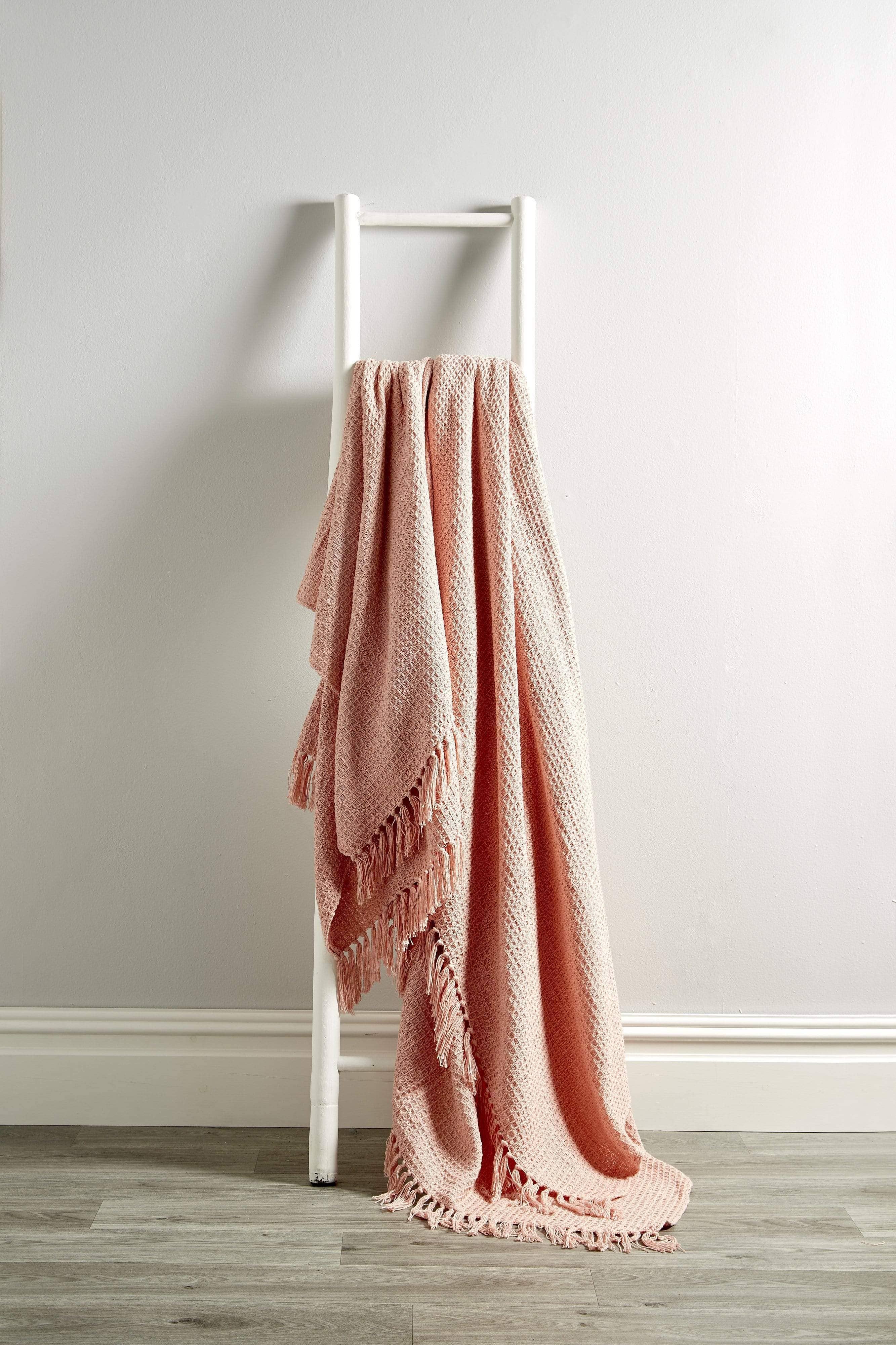 LOOMWORKS LTD – wholesale Throw blanket – Lisbon Pure Cotton Honeycomb Throw6