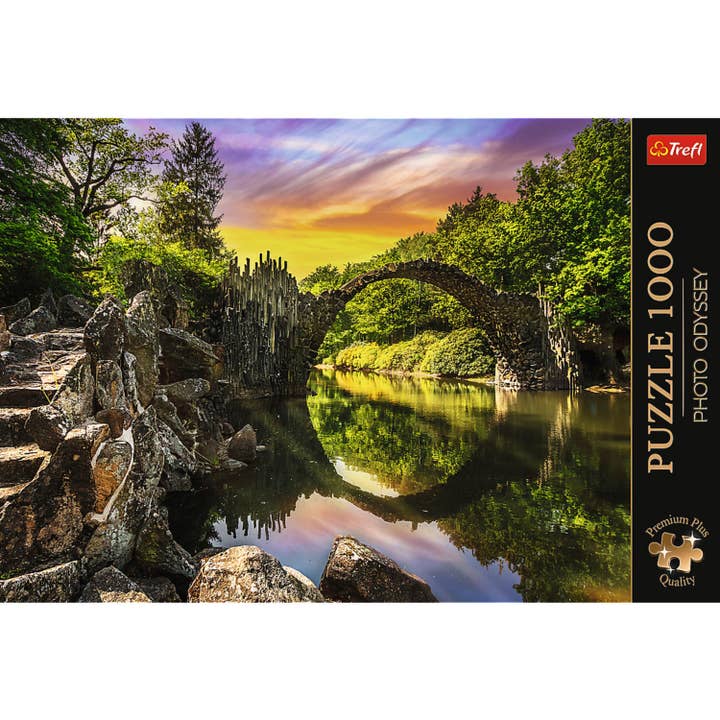 Trefl USA - Wholesale Puzzle - Adult - Trefl Premium Plus 1000 Piece Puzzle - Rakotz Bridge in Kromlau, Germany