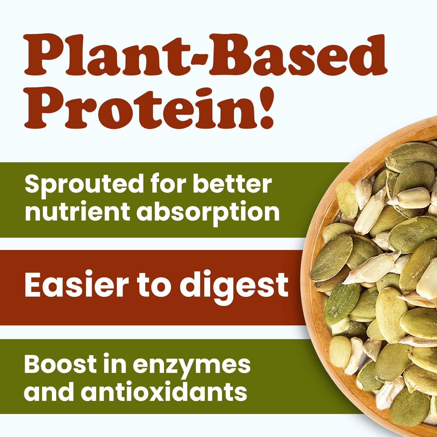 Food To Live - Wholesale Seeds/Kernels - Organic Sprouted Sunflower and Pumpkin Seed Mix with Himalayan Salt - by Food to Live5