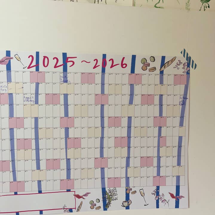 Edinburgh Letters – wholesale Planner – Academic Wall Planner 25/262