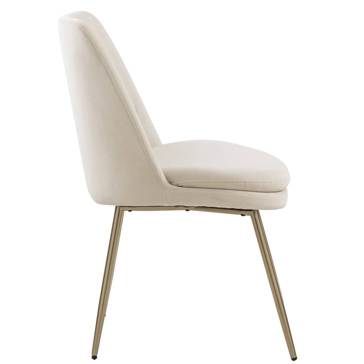 HOMYCASA DESIGN INC - Wholesale Chair - Modern Velvet Dining Chair- Gold Legs-Beige16
