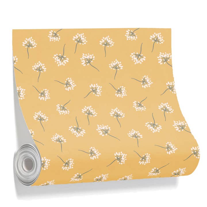 FabricSmiths - Wholesale Wallpaper - Boho Wildflowers 7 - Wall Covering - Peel and Stick Wallmark Canvas