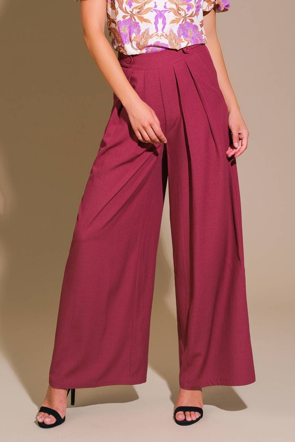 FLYING TOMATO – Großhandel Hose – Damen – Eine solide gewebte Hose - IP86284