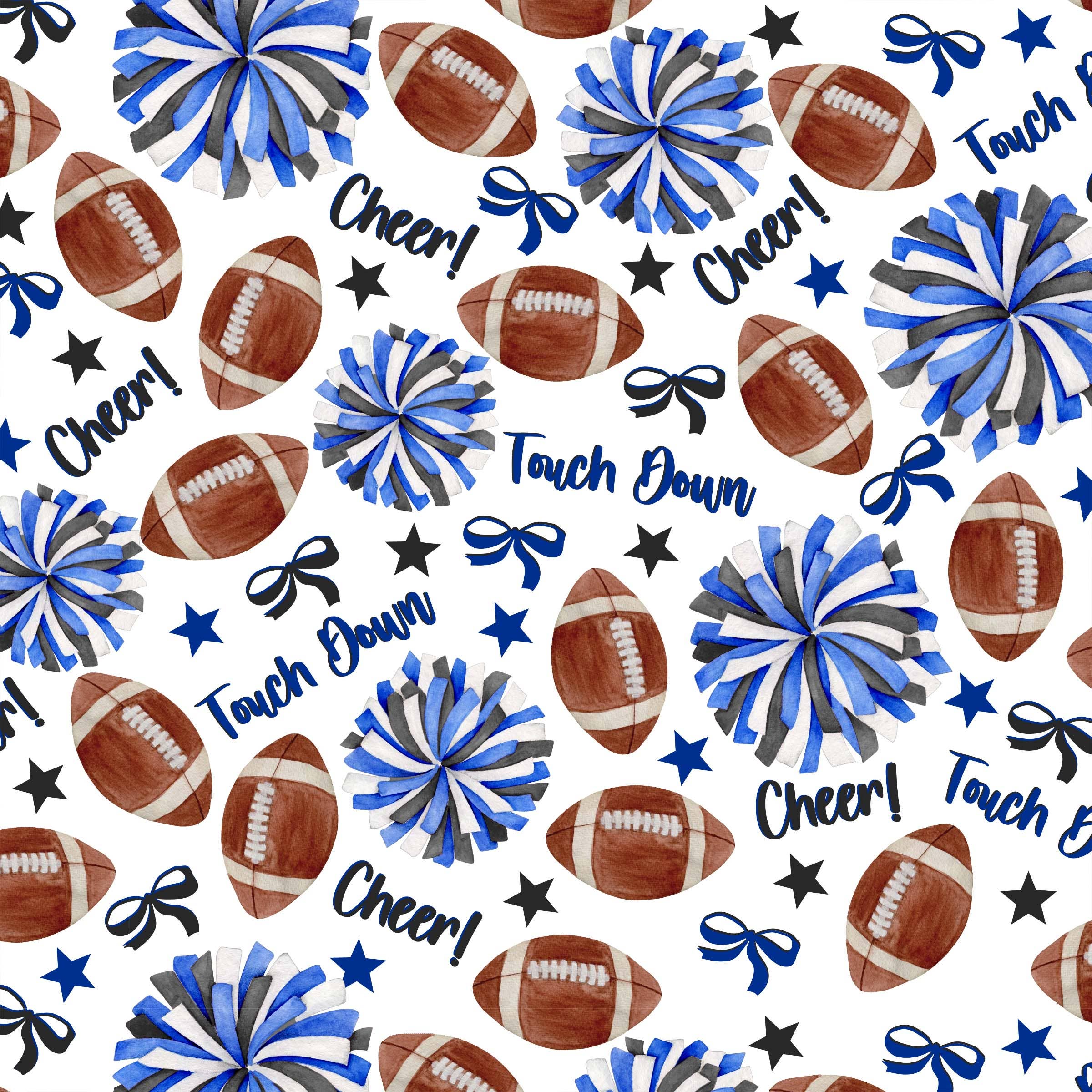 Beau Bottles - Wholesale Wine Gift Bag - Beau Bottles Royal Blue and White Game Day - MINI Prosecco Collection - Six Pack4