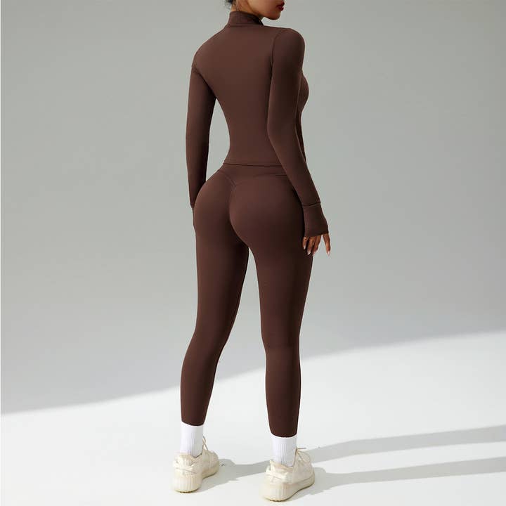 Sodalemon - Wholesale Activewear set – Women′s - 3-Piece Set Jacket Sports Bra Leggings16