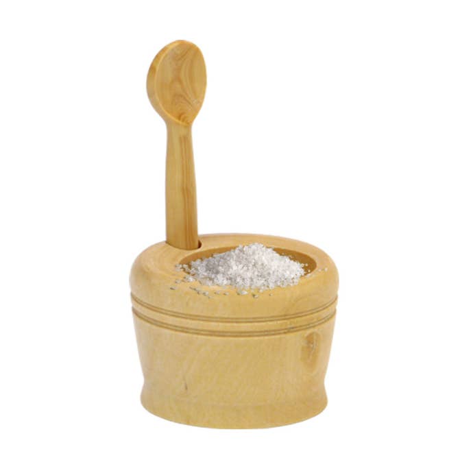 Clémentine Boutique - Wholesale Salt & Pepper Shaker Set - Salt Cellar Set Bowl with spoon in Boxwood0