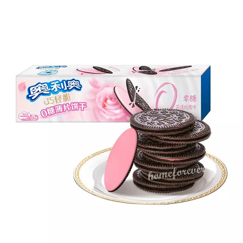 Global Bite Co - Wholesale Cookie - Oreo Ultra Thin Biscuit Rose 0 Sugar (China)1
