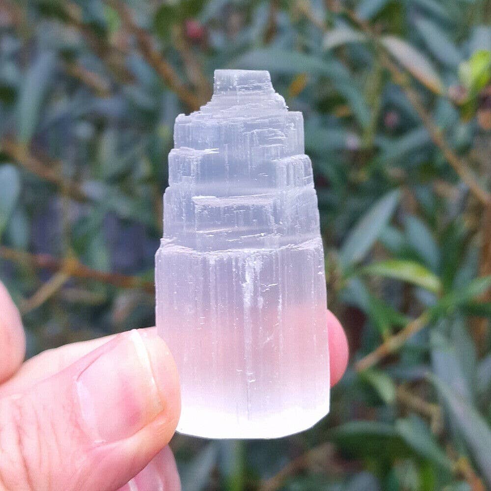 Shamans Crystal – wholesale Spiritual stone/crystal – Selenite Mountains, Towers, Points, Spirals Crystals0