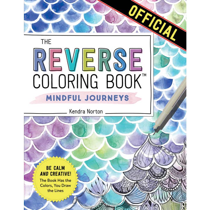 Hachette Book Group - Wholesale Coloring & Activity Book - Adult - The Reverse Coloring Bookâ„¢: Mindful Journeys
