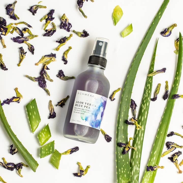 SCHMEAR Naturals - Wholesale Facial Toner - Aloe Vera + Blue Pea Balancing Toner1