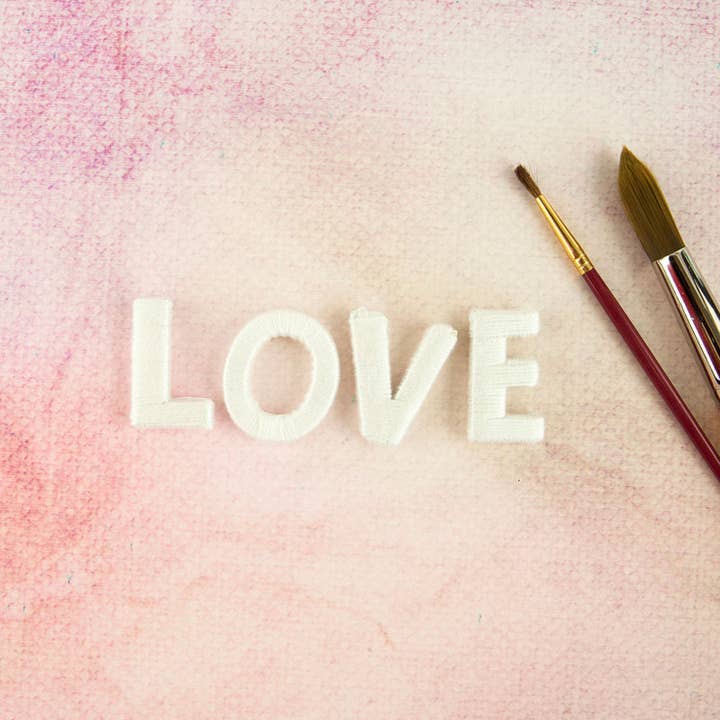 Jamie Doughtery Bloom Thread Letters 1.5" Love 655350980474 for wholesale by Prima Marketing Inc