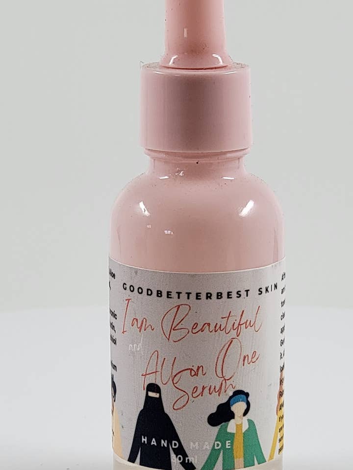 I am Beautiful All in One Serum with Hyaluronic acid, Alpha arbutin, Niacinamide, Bakuchiol, Bisabolol 30ml, 50ml for wholesale by gbb Goodbetterbest Skin
