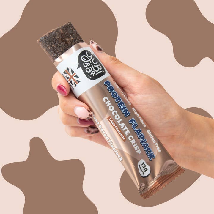 YuBi Bar - Wholesale Snack Bar - YuBi Bar Chocolate Crisp Protein Flapjack 50g x 12