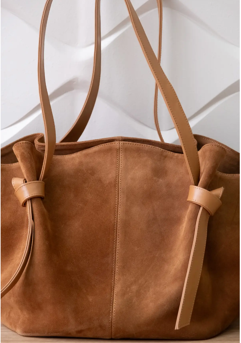 Nenya Fashion Limited – wholesale Top handle bag – women's – SUEDE BAG Ginger7