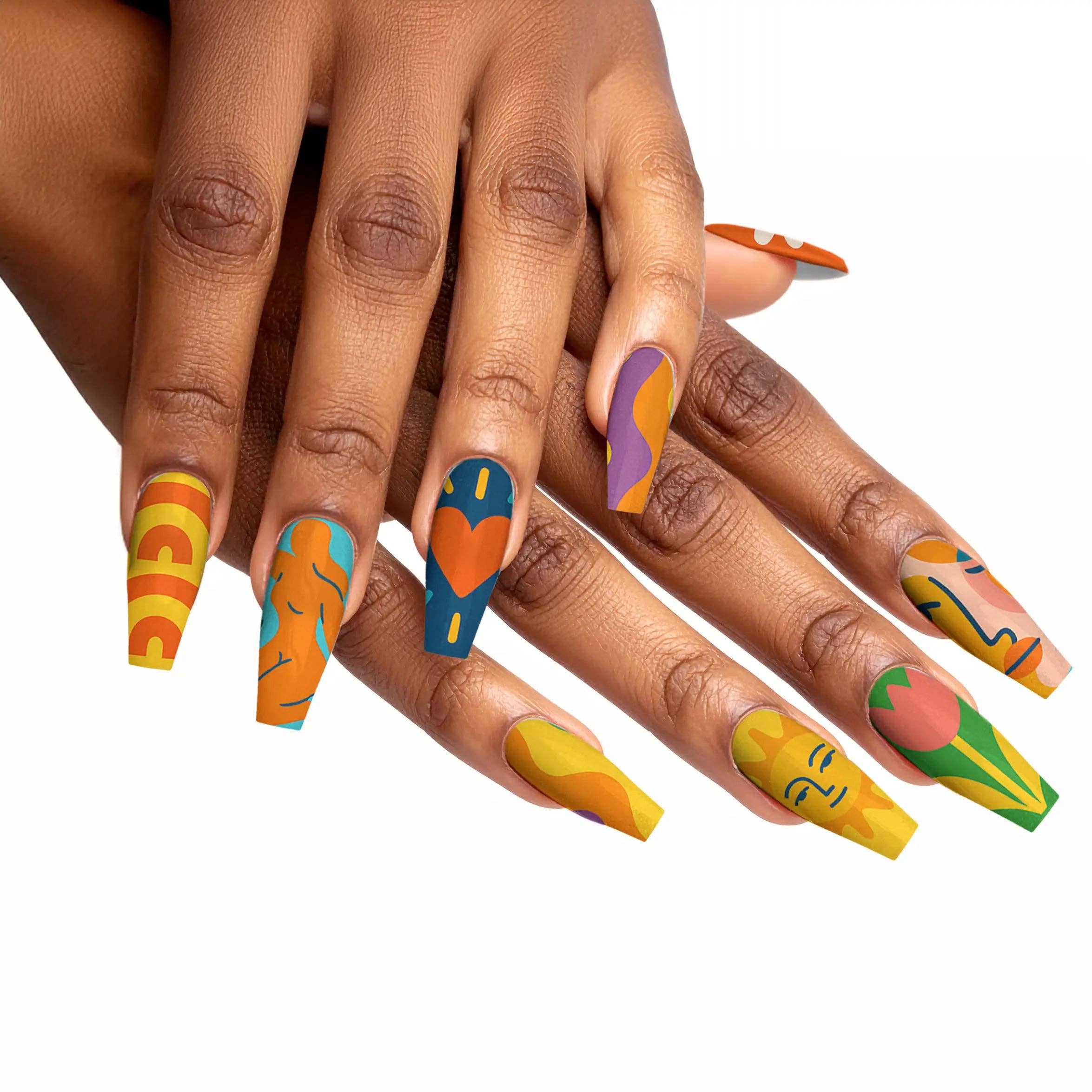 FYNE BODY - Wholesale Press-on/fake nails - Splat-tastic Canvas Creativity Press-On Nails35