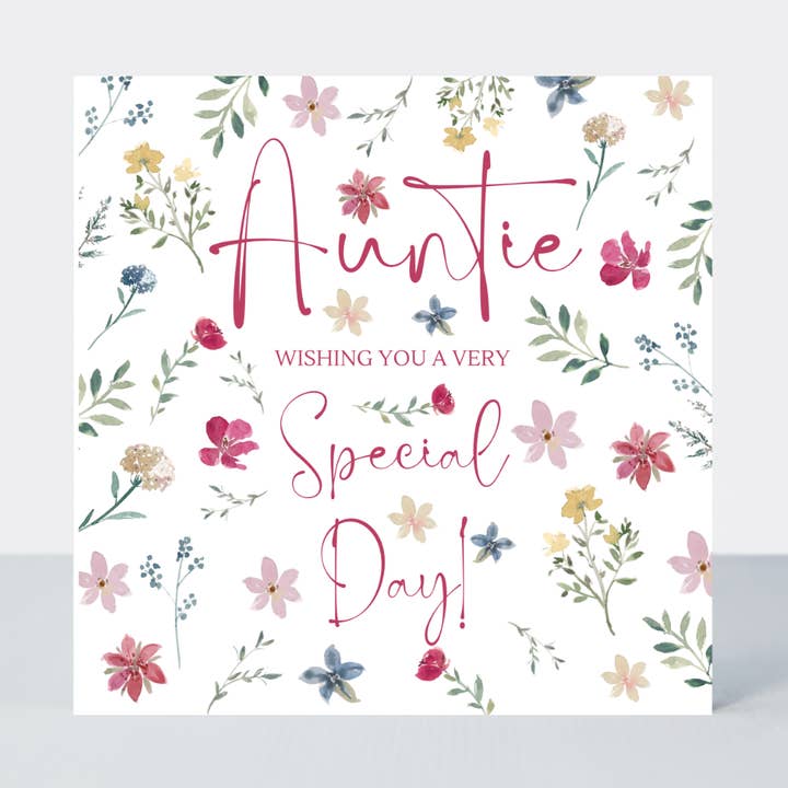 Petimo – wholesale Everyday greeting card – Everglade Auntie Special Day Card0