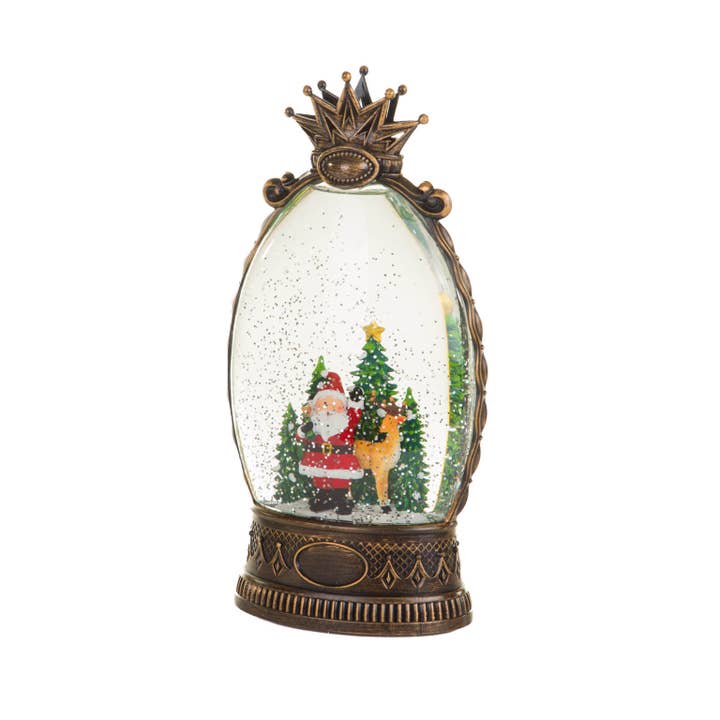 Starlight Collection - Vente Boule à neige - Globe à neige noble à LED marron3