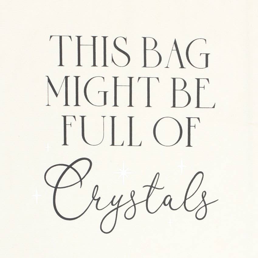 Something Different Wholesale - Wholesale Tote Bag - Women's - Full of Crystals Polycotton Tote Bag1