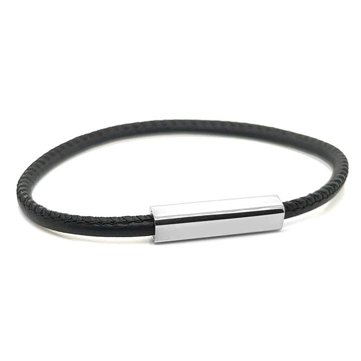 Nappa-Lederarmband mit Imen-Verschluss für den Großhandel von Woo's pure feelings