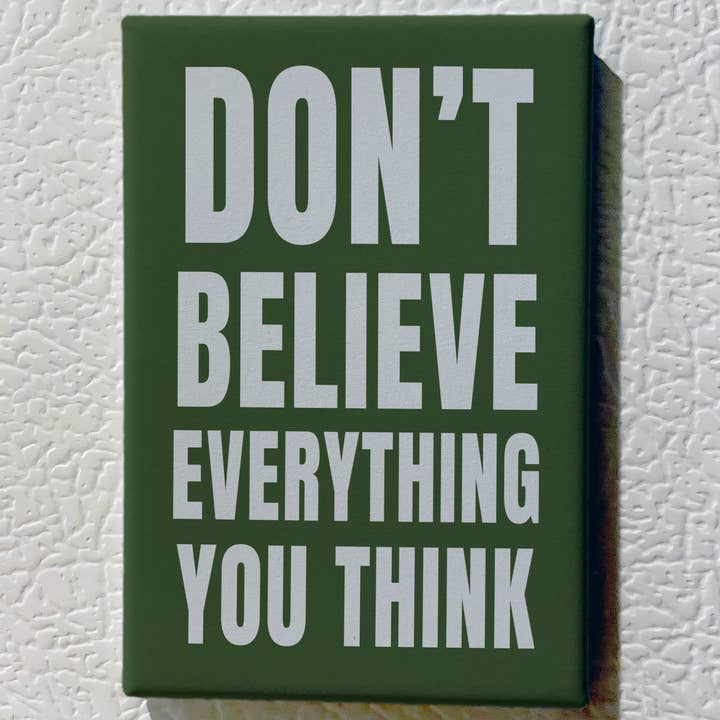 The Red Swan Shop - Wholesale Magnet - Magnet - Don't Believe Everything You Think2