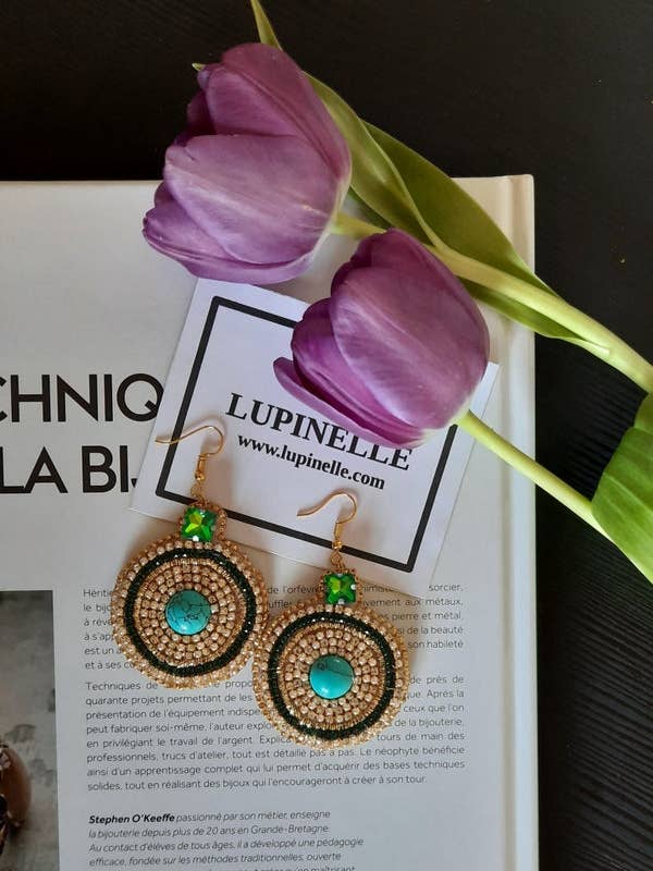 Handmade earrings for wholesale by LUPINELLE