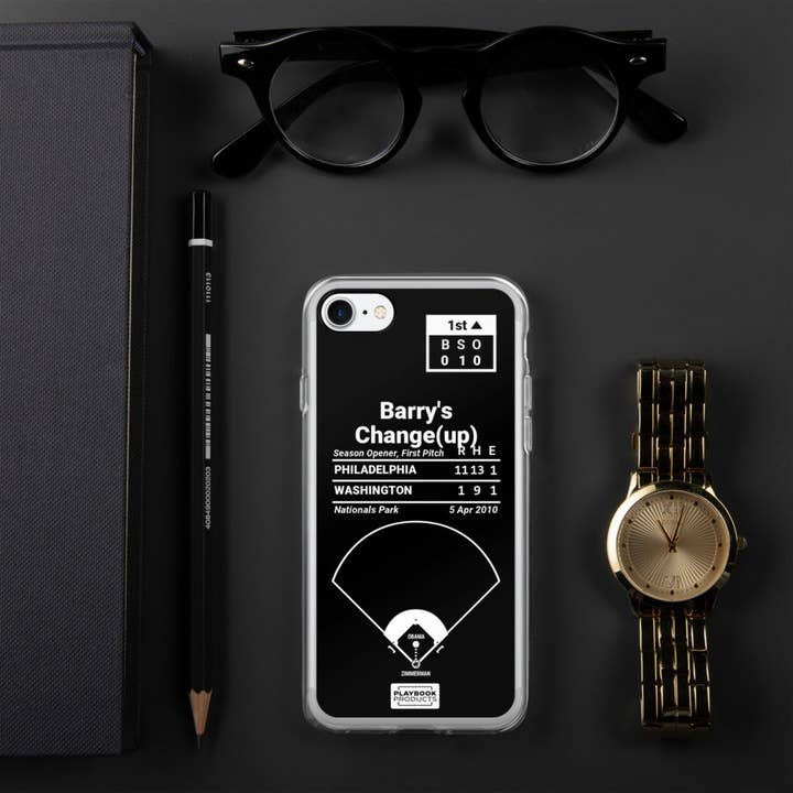 Democrat Presidents Greatest Plays iPhone Case: Barry's Change(up) (2010) for wholesale by Playbook Products