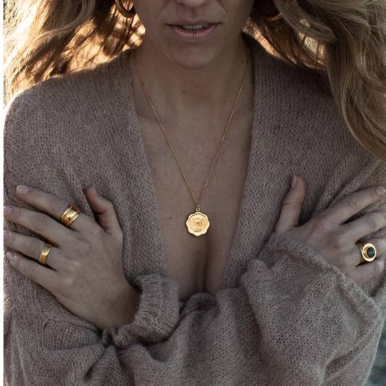 Coin necklace for wholesale by Chandra Collections