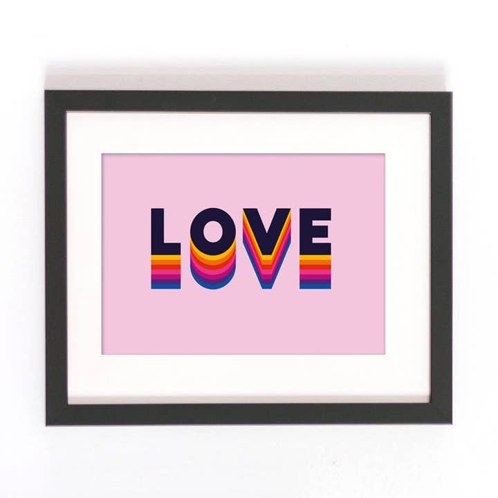 Impressão de arte de amor por atacado de Sunshine Llama