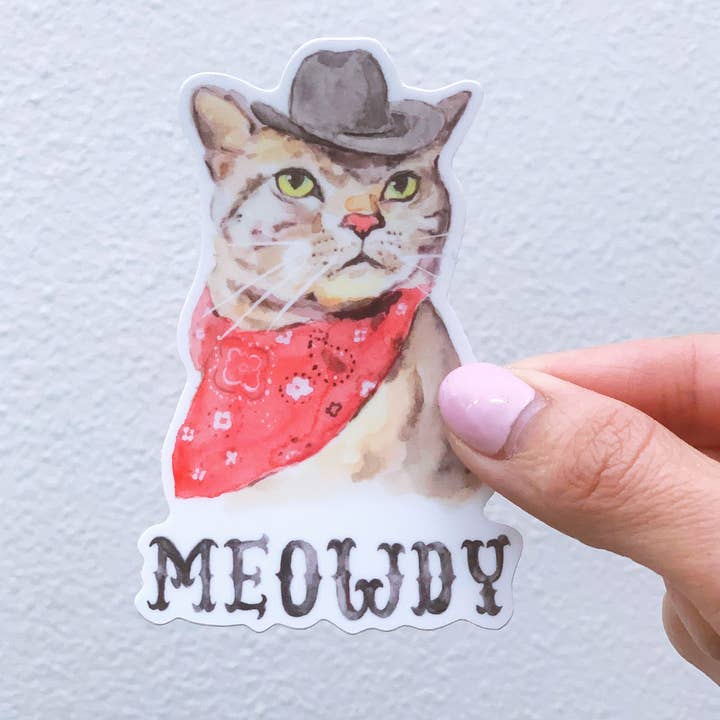 kathyphantastic - Wholesale Sticker - Meowdy Cat Sticker3