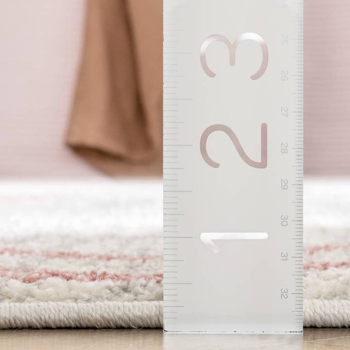 Well Woven - Wholesale Vloerkleed - Kinderen en baby - Reeve Modern Chevron zig-Zag roze ivoorkleurig kindertapijt7